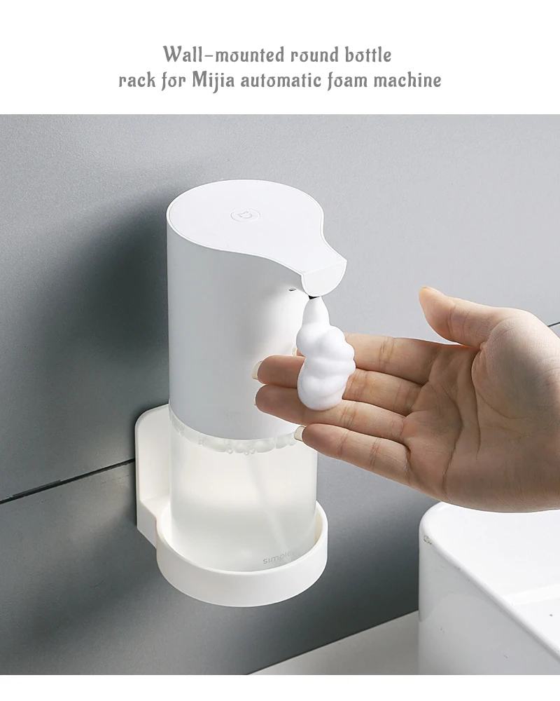 Description Picture 3 of itemSelf Adhesive Bottles Holder Tray Bathroom Storage Rack Wall Mounted Hand Soap Dispenser Tray Kitchen Spice Bottle Support