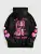 Pink Puppet Bear A Cute And Terrifying Appearance Hooded Women Warm Fleece Hoodies Street Casual Hoodie Hipster Loose Clothes