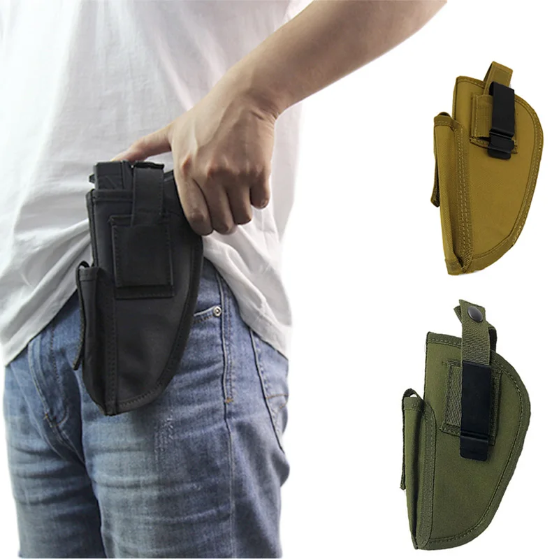 

Tactical Gun Holster For Glock 17 Beretta M9 Airsoft Pistol Right/Left Hand Concealed Carry Gun Bag Case Hunting Accessories