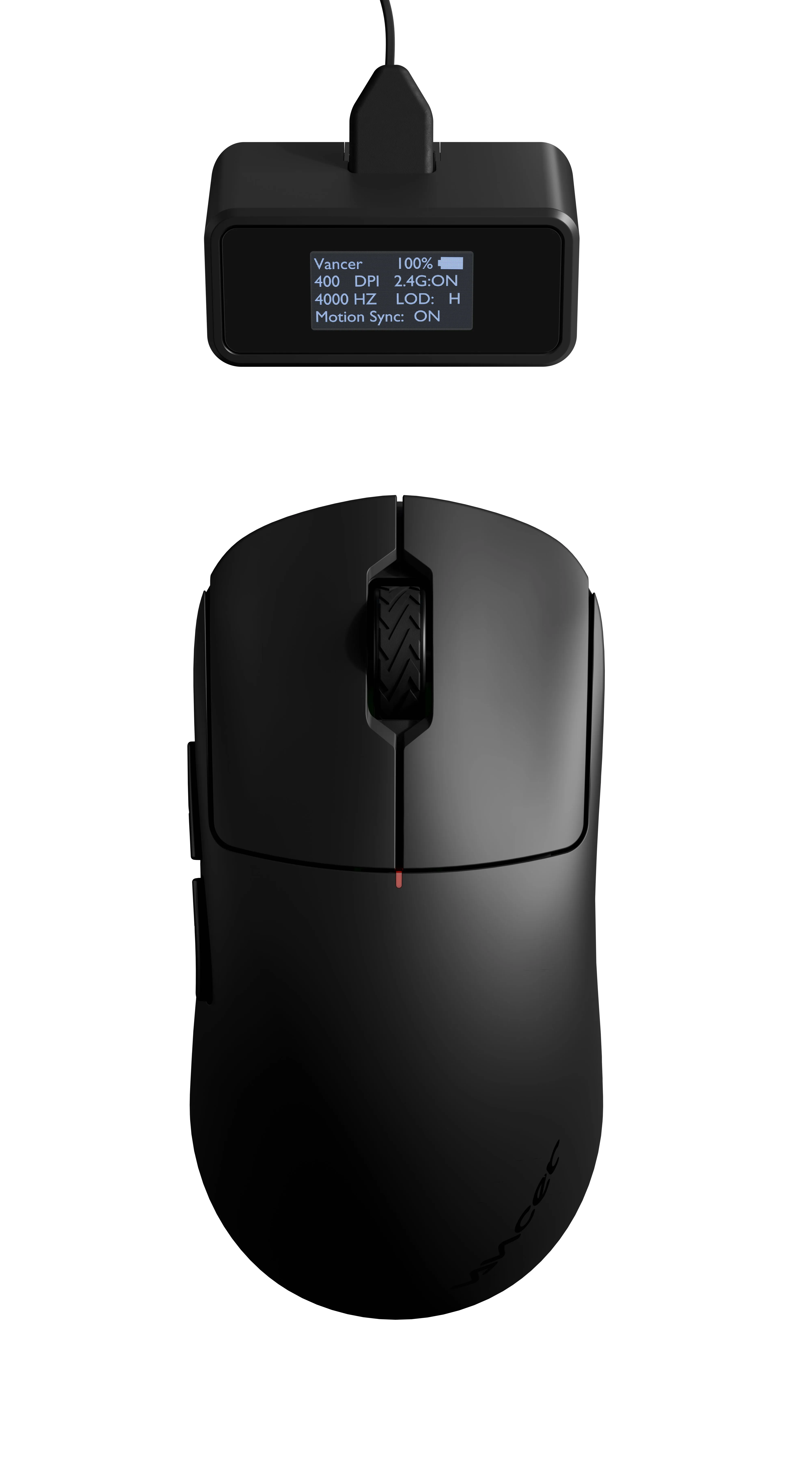 VANCER Groove ゲーミングマウス４K対応 VANCER Groove 4K Wireless Superlight Gaming Mouse - Black