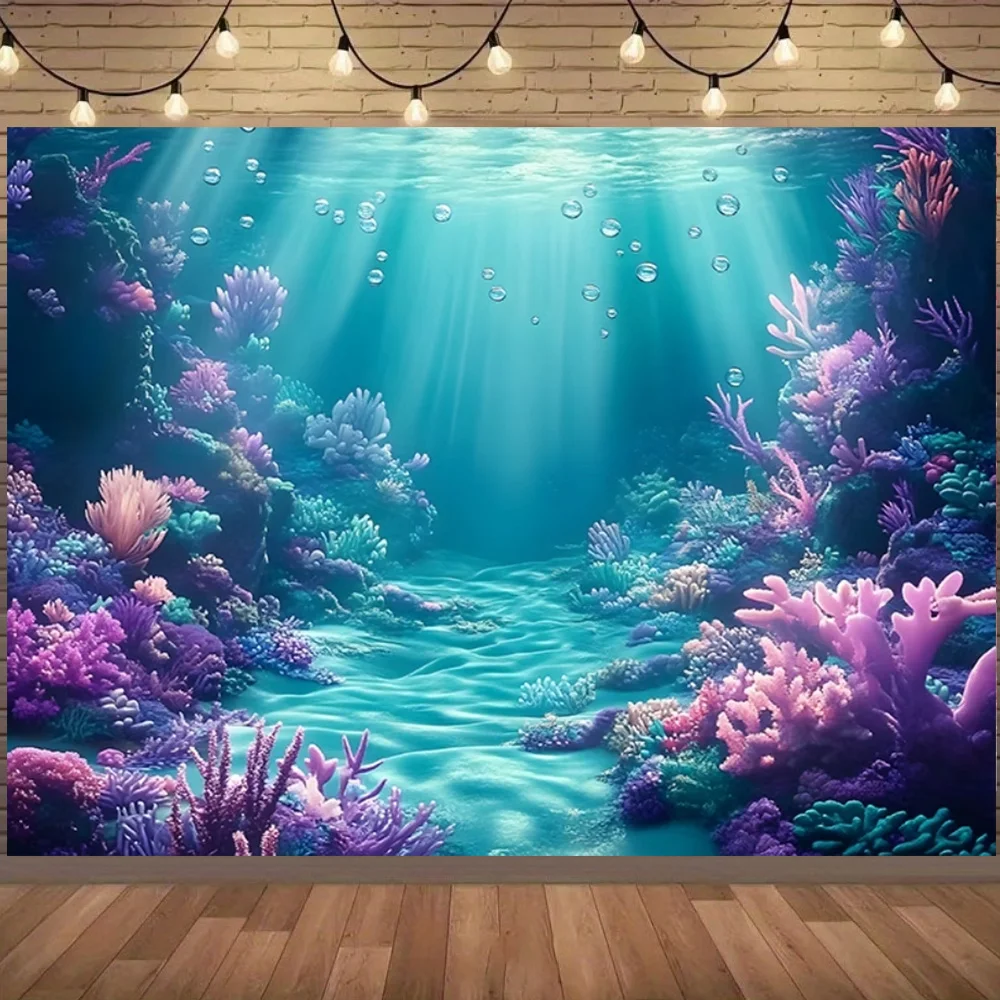 Unterwasserwelt, Ozean, Hintergrunddekoration, Banner, Sonnenlicht-Thema, Hintergrund, Foto, Fisch, Koralle, Porträtfotografie, Requisite, Kindergeschenke – Detail 12