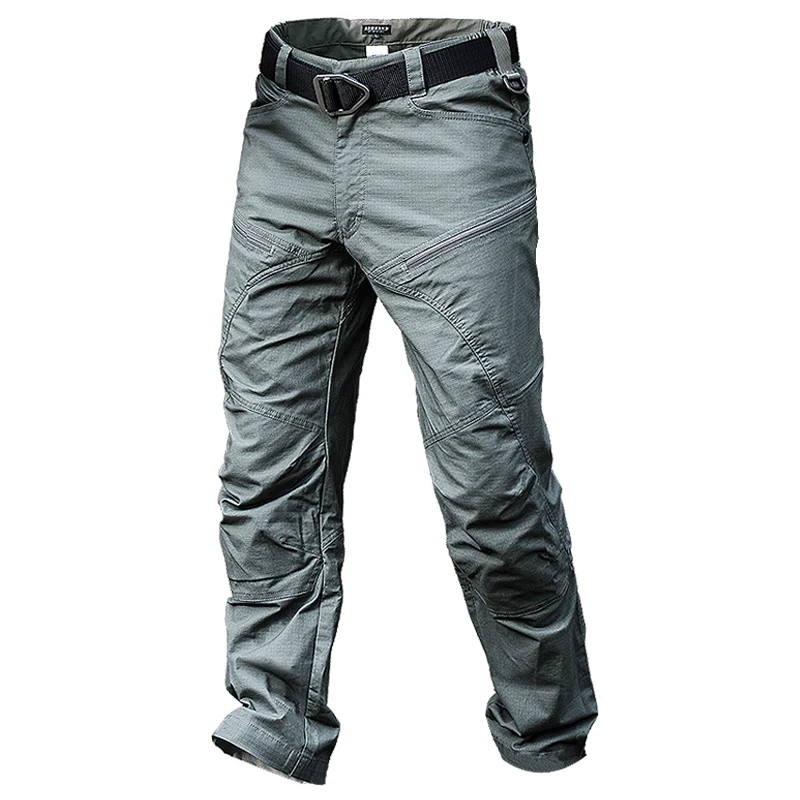 Men Outdoor Hiking Sports Quick Dry Slim Pants Spring Autumn Training Climbing Breathable Long Cargo Trousers Overalls