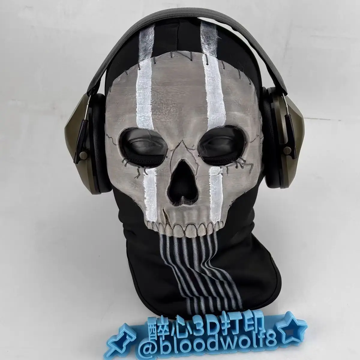 2024 Call of Duty Warzone 2 Call of Duty New 3D Printed Handmade Game Skull Ghost Mask Headpiece