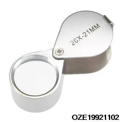 

Mini Jewelers Eye Loupe Magnifier Round Body Jewelry Loupe 20X 21 mm,1pcs Silver