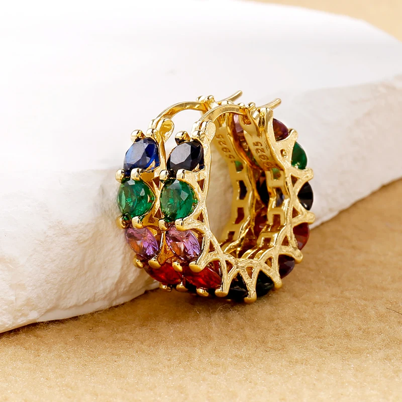 Luxury-Rainbow-Rhinestone-Gold-Color-Hoop-Earrings-For-Women-New-Trendy-High-Quality-Circle-Geometric-Earring