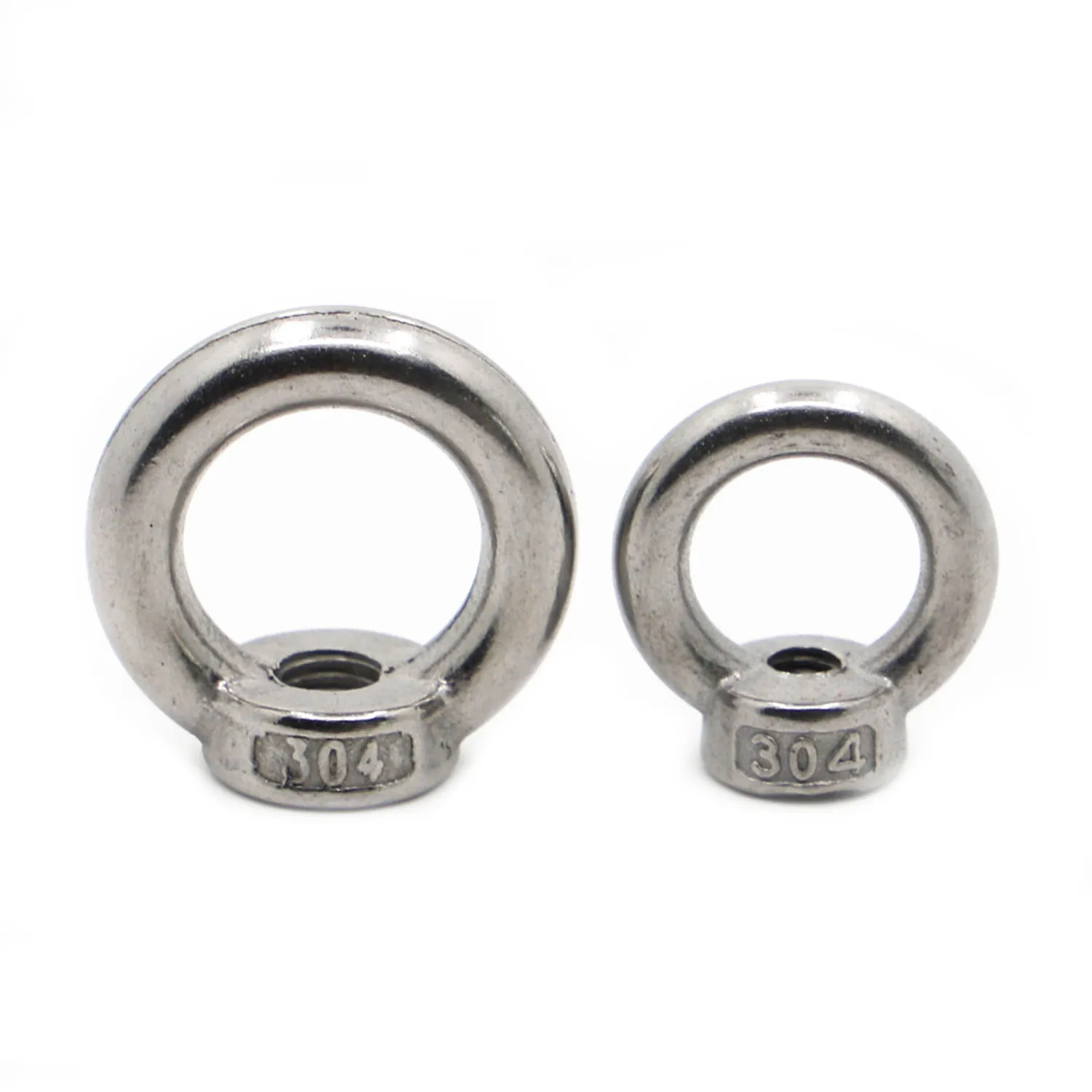 

M3 M4 M5 M6 M8 M10 M12 DIN582 Eye Nut Stainless Steel Marine Lifting Eye nut Ring Nut Loop Hole for Cable Rope Lifting