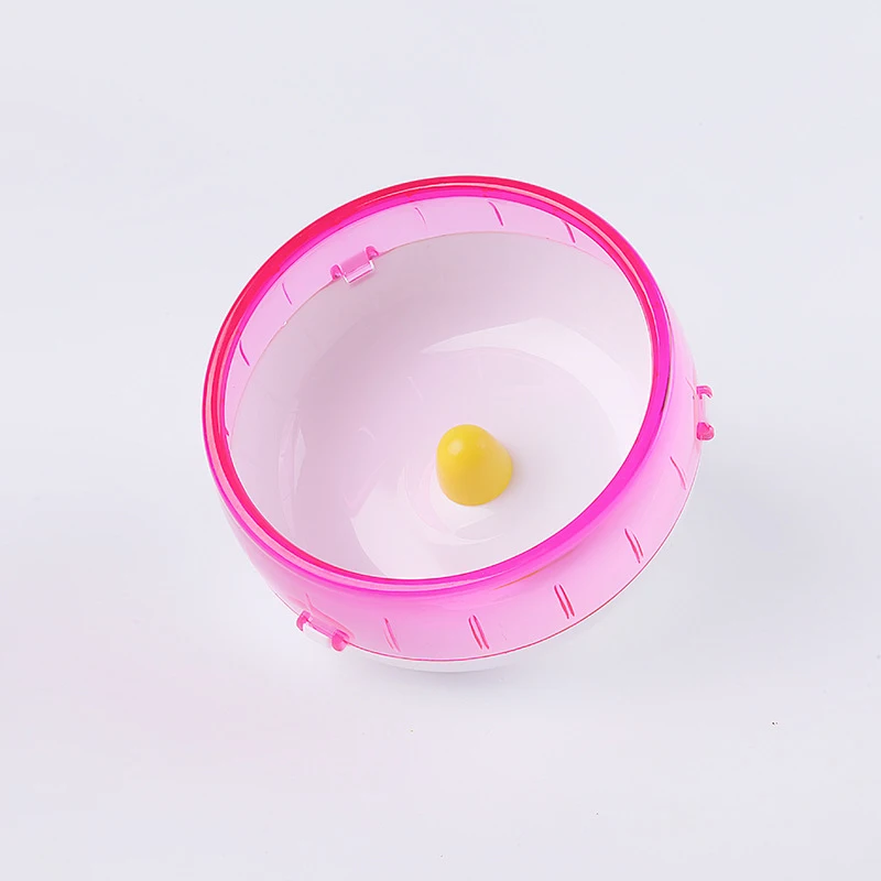 Hamster Running Disc Toy Silent Runner Roller Golden Bear Rotatory Jogging Wheel Exercise Wheel 14/17/21cm 3 Sizes