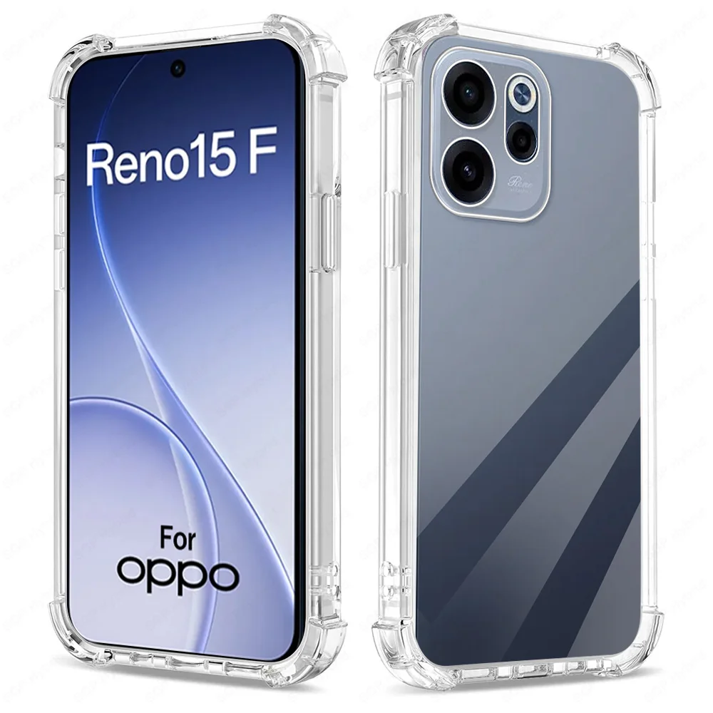 Transparent Shockproof Case with Camera Protection