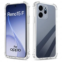 Custodia Trasparente Antishock con Protezione per la Fotocamera per OPPO Reno15 F Series