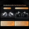 KZ Castor In Ear HiFi Earphone 2DD Dynamic High-end Tunable Balanced Armature Earphones Monitor Headphone Cancelling Earbuds 2