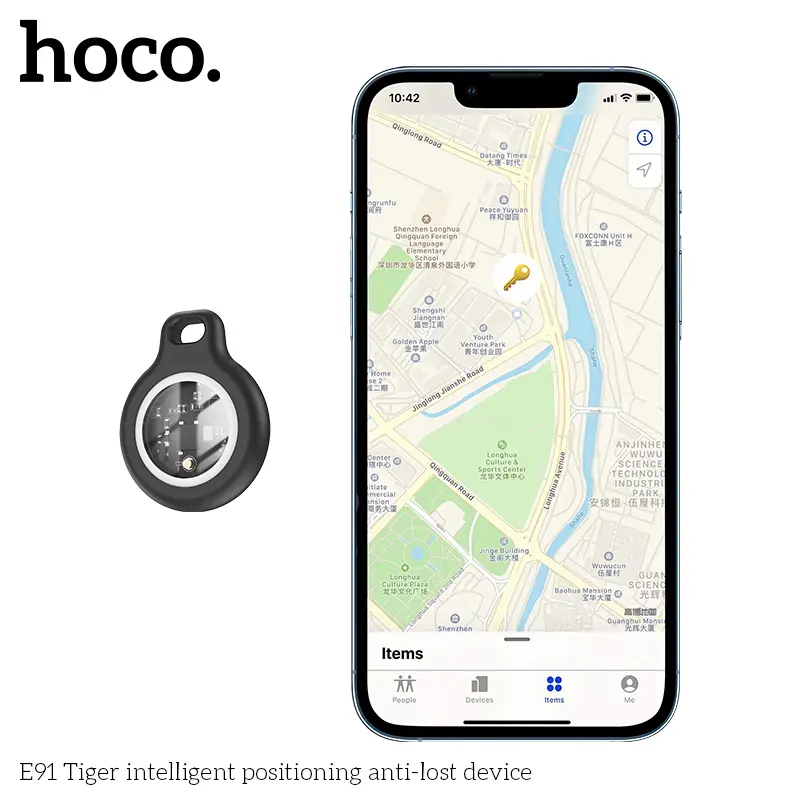 HOCO E91 Smart Airtag GPS Positioning Pet Anti-Lost Device with case For iphone find my Keychain Kids Trackers Finder Locator - Image 4