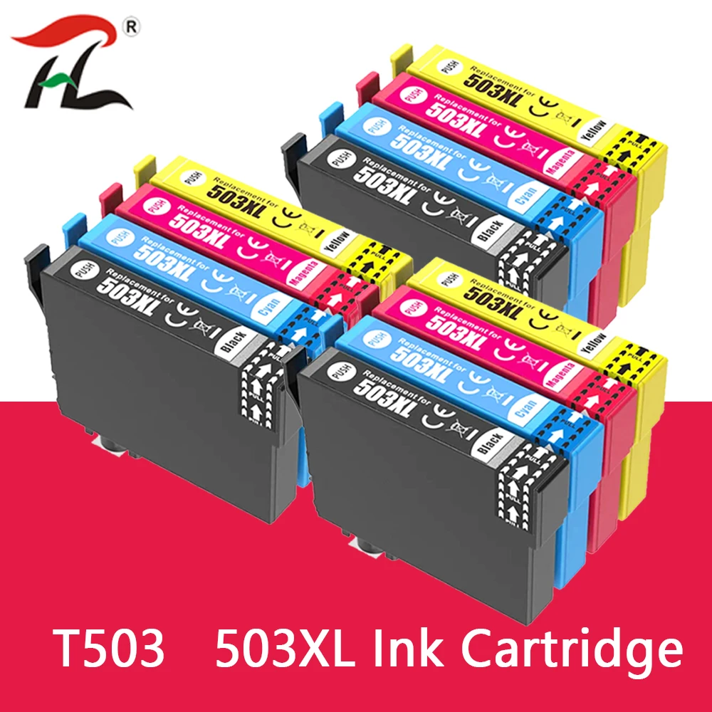 

503 503xl compatible Ink Cartridge With Chip For Epson T503 T503xl XP-5200 XP-5205 WF-2960DWF WF-2965DWF Printers