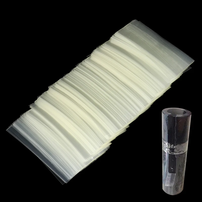 200 Stück/Lot 3,2x7,5cm Schrumpffolienbänder Manipulationssichere Heißsiegelbänder für Balsam-, Chapstick- und Lippenbalsambehälter – Detail 23