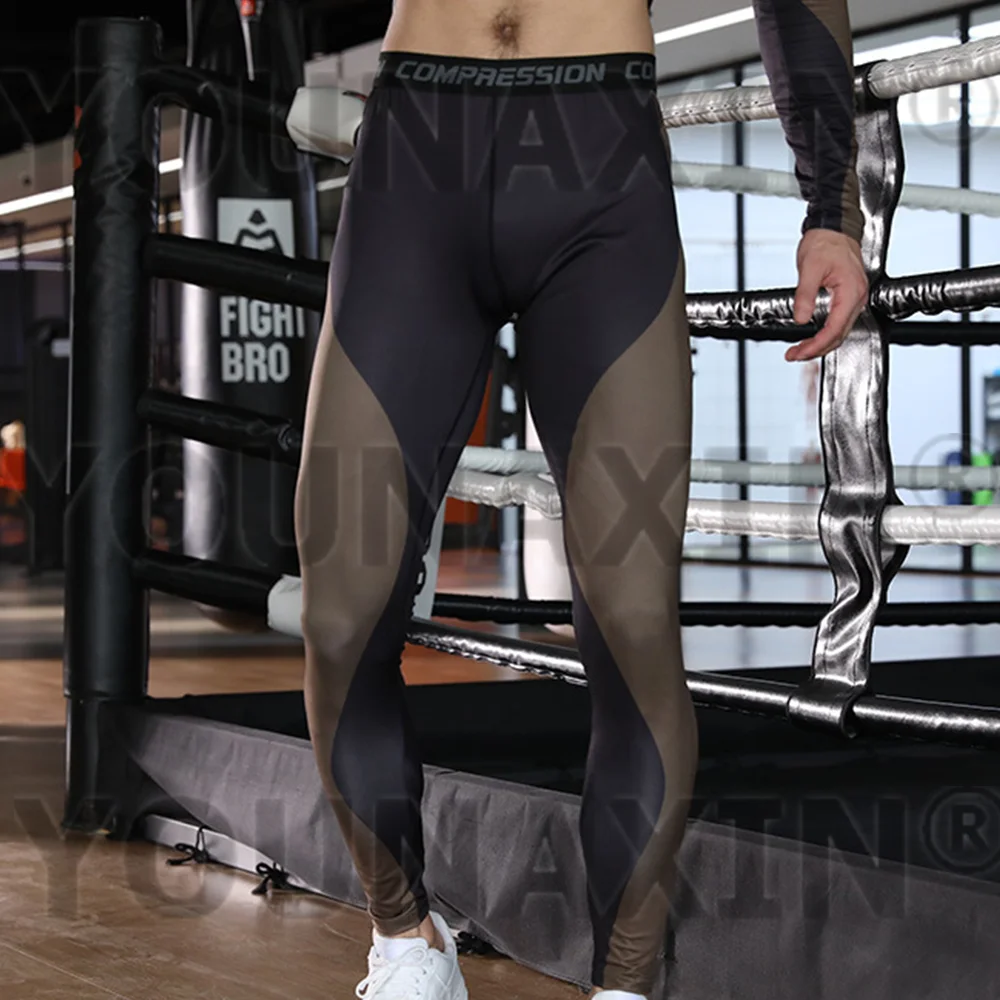 Men's Big Size Sports Pants Tight Running Basketball Skinny Sportswear Fitness Traning Gym Trousers S M L XL 2XL 3XL 4XL
