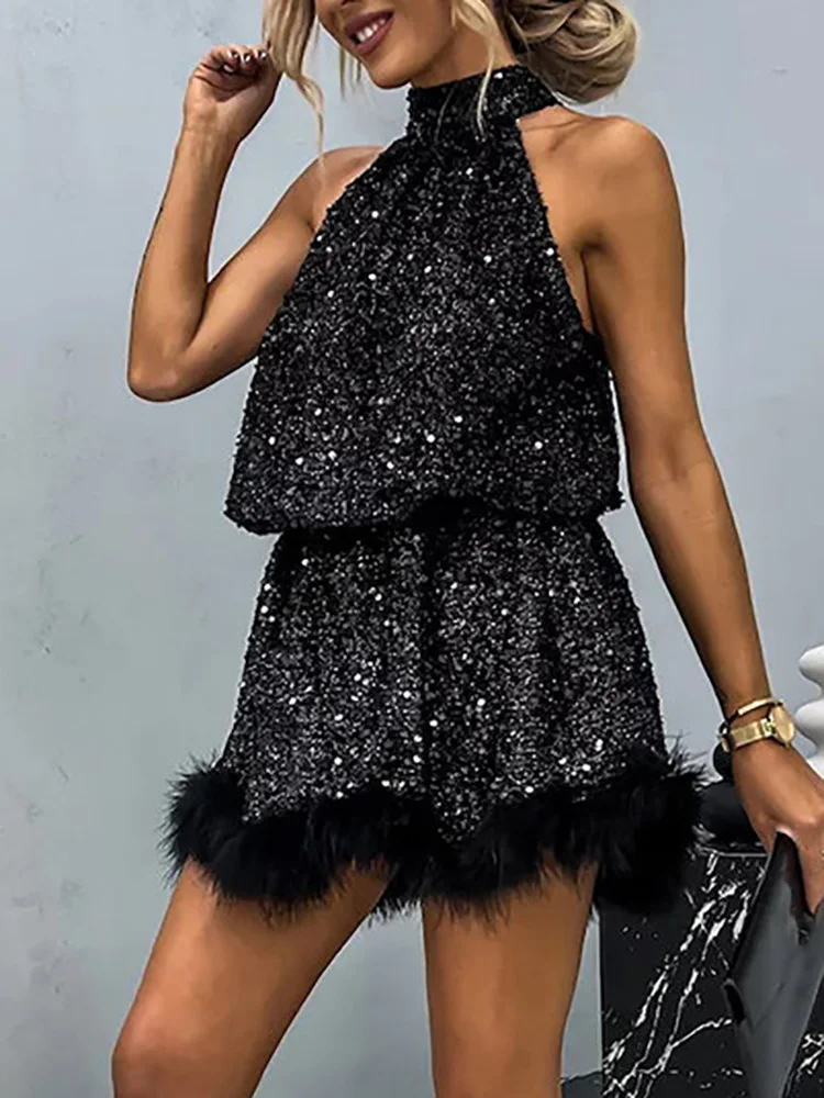 Casual Party Elastic Long Sleeve Patchwork Hip Dress