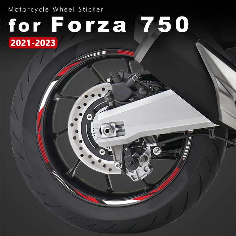 

Motorcycle Wheel Sticker Waterproof Rim Stripe Forza 750 Accessories for Honda Forza750 NSS 750 NSS750 2021 2022 2023