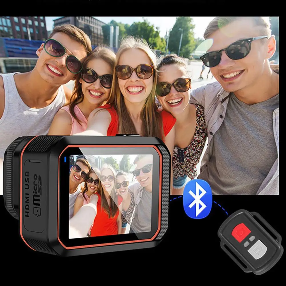 

4k 24fps Ultra-clear Video Car Dash Cam Motion Camera Novatek 96658 Remote Control Body Waterproof Camcorder Dv