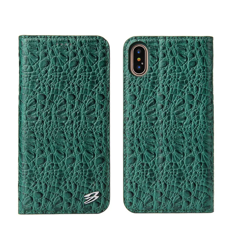 

Чехол-книжка из натуральной коровьей кожи для iPhone XS