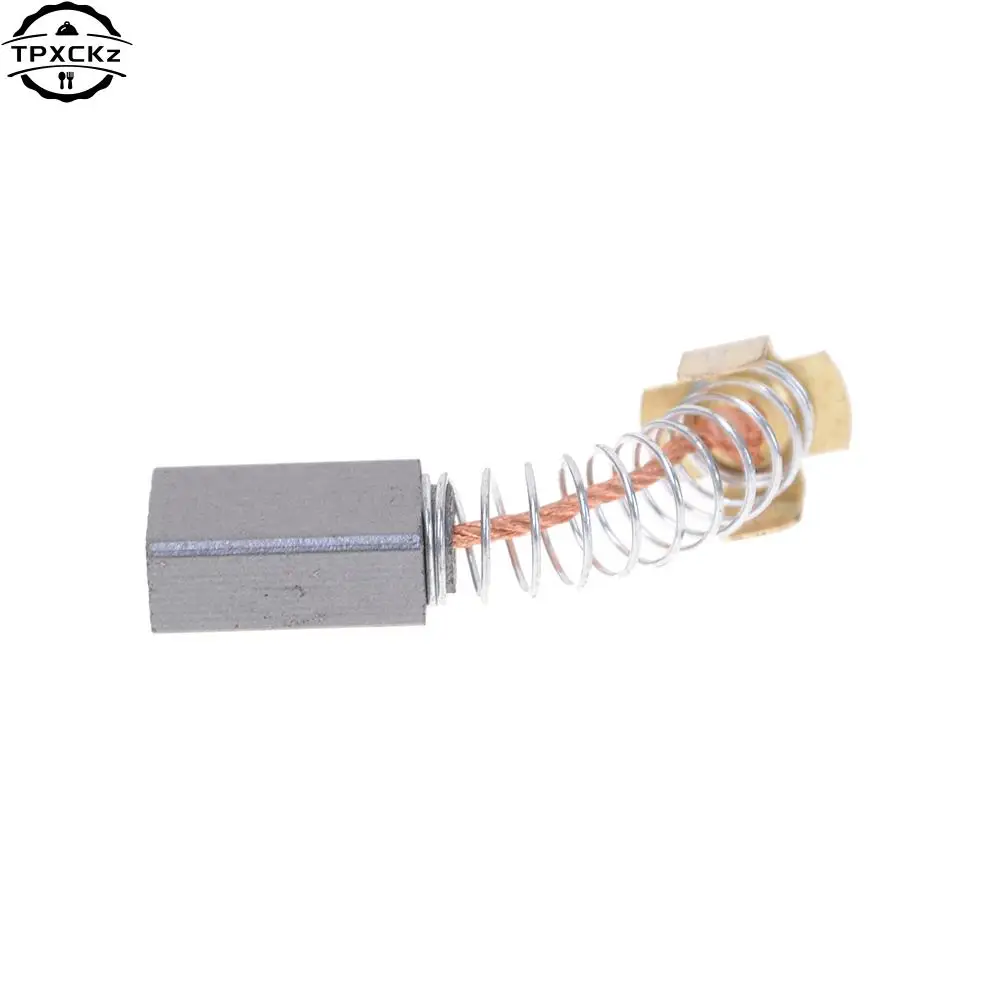 2Pcs 15 x 10 x 6mm Mini Drill Electric Grinder Replacement Carbon Brushes Spare Parts For Electric Motors Rotary Tool
