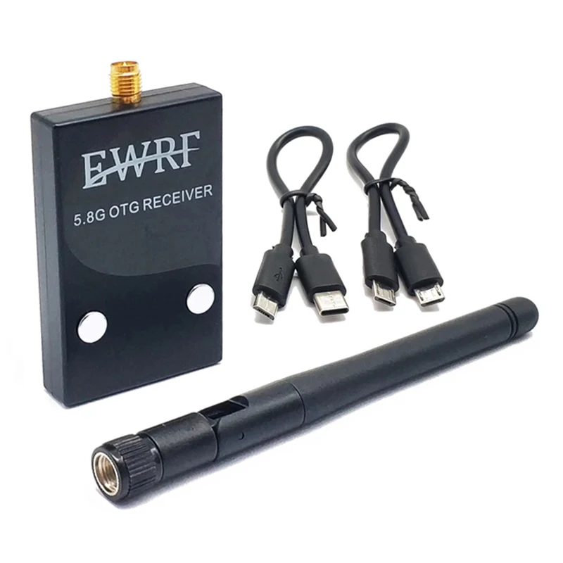 

Новая версия EWRF 5,8G 48CH 720*480 FPV UVC-приемник, передача видео OTG VR Android-телефон для FPV AV монитора, запчасти для дрона