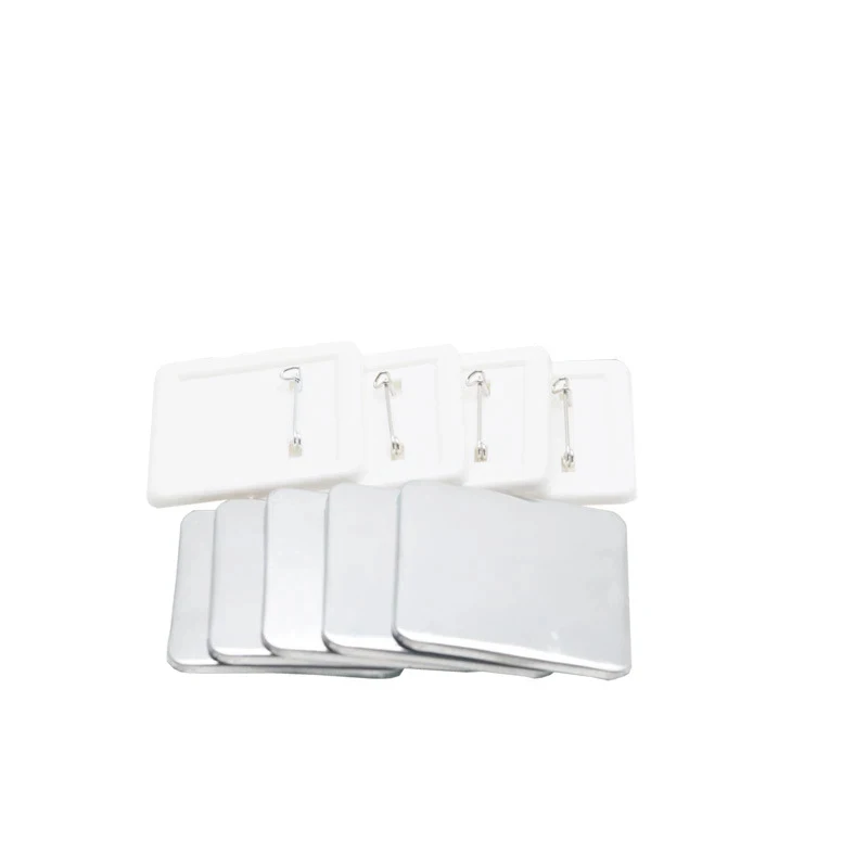 Square Refrigerator Badge Machine Set 50x50mm Making Refrigerator Magnets/Badge Pins Suitable for Gifts Home Office Business