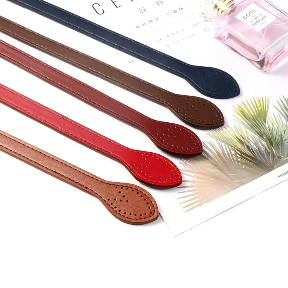 2Pcs 60cm PU Leather Bag Handle Shoulder Bag Strap Replacement Handbag Belt Straps DIY For DIY Women Handmade Bag Accessories