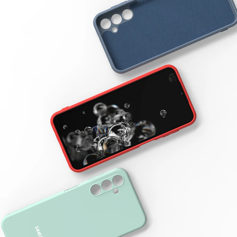 Premium Soft Liquid Silicone Ultra-Thin Shockproof Phone Case - Silky Touch Cover