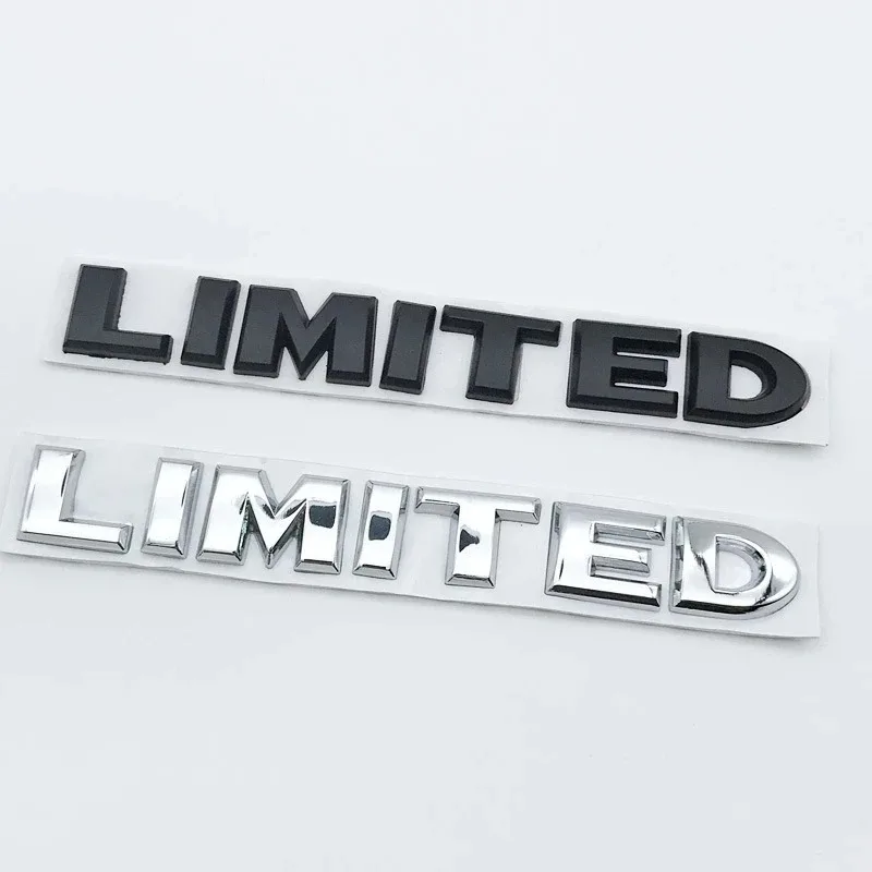 Adesivo Per Auto 3D Lega Metallo Lettera Emblema Distintivo