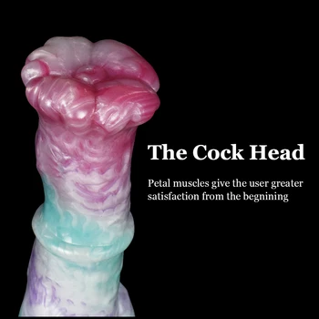 Monster Silicone Dildos Anal Dildo With Suction Cup Huge G-spot Animal Penis Butt Plug Realistic Dildo Hands-free Anal Sex Toys 5