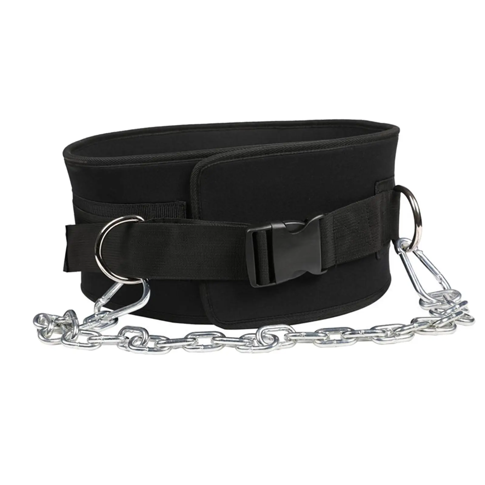 Dipping Belt for Weightlifting with Chain Gym Portable Powerlifting Dip Belt