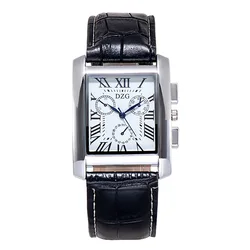 New Brand Square Casual Men's Watch Casual Fashion Business Sports Fake Three Eyes Luxury Gift Quartz Wristwatch Dropshipping