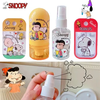 여성용 스누피 리필 스프레이 병, 귀여운 리필 화장품 용기, 투명 플라스틱 향수 무화기, 30 ml, 50ml