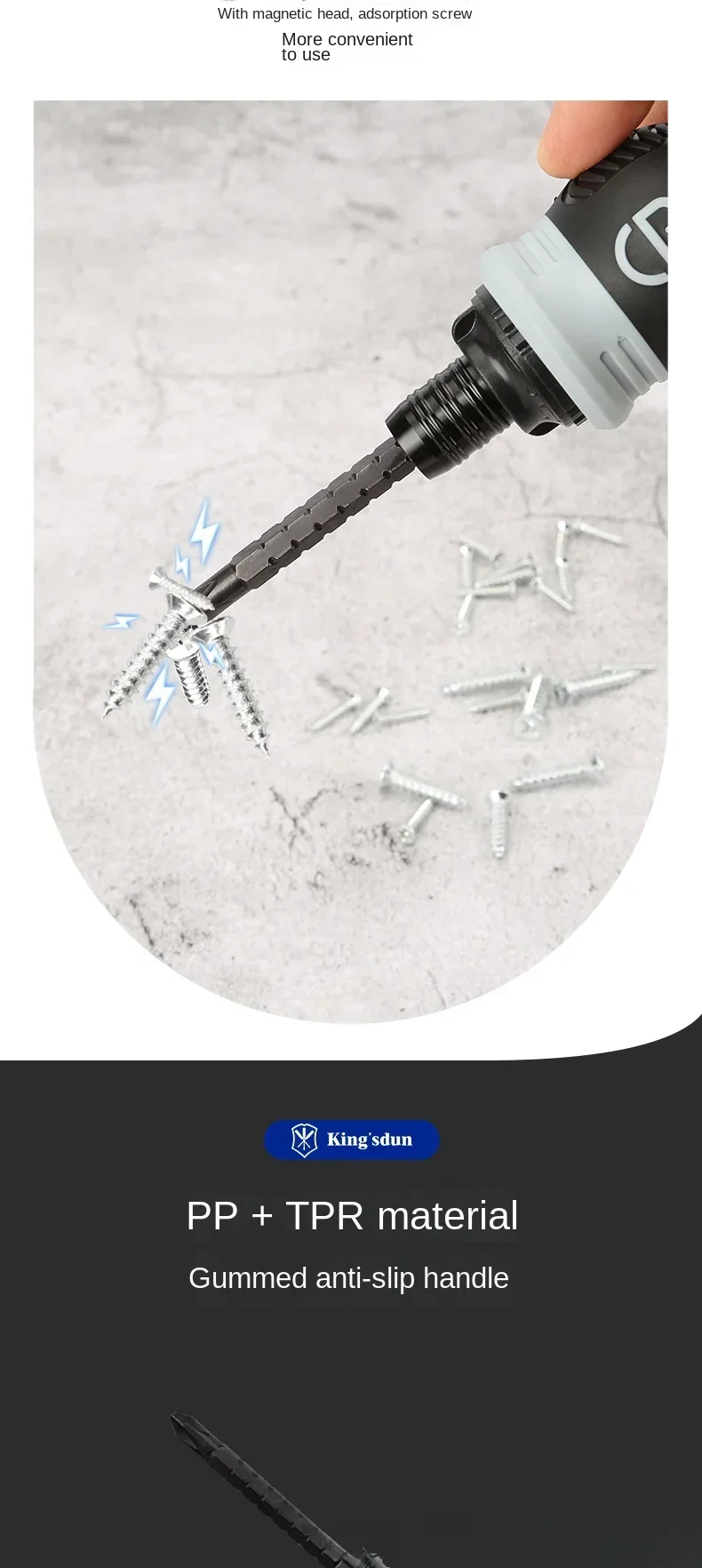 Description Picture 5 of itemMini Ratchet Bolt Driver Dual Purpose Screwdriver Slotted Phillips Laborsaving Weak Magnetic Screwdriver Retractable Repair Tool