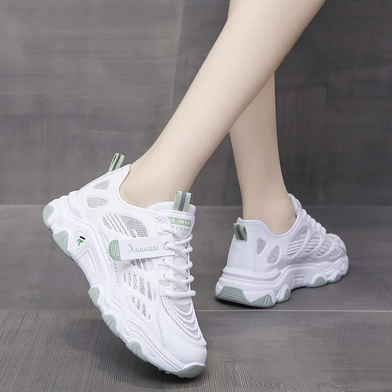Women Sneakers Winter Warm Fur 2023 Fashion Korean Women Chunky Sneakers Platform Autumn Breathable Mixed Colors Women Shoes