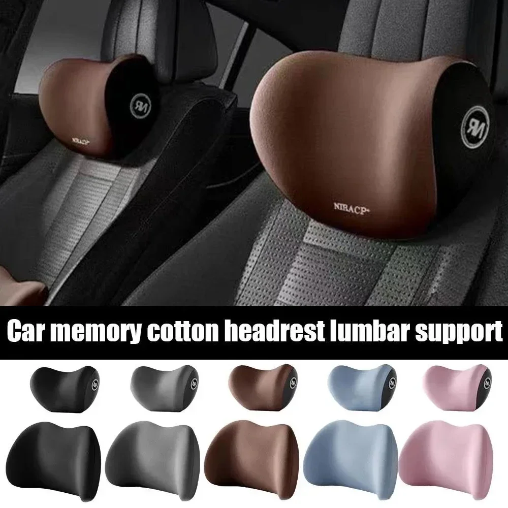 Car Headrest Lumbar Support Neck Pillow