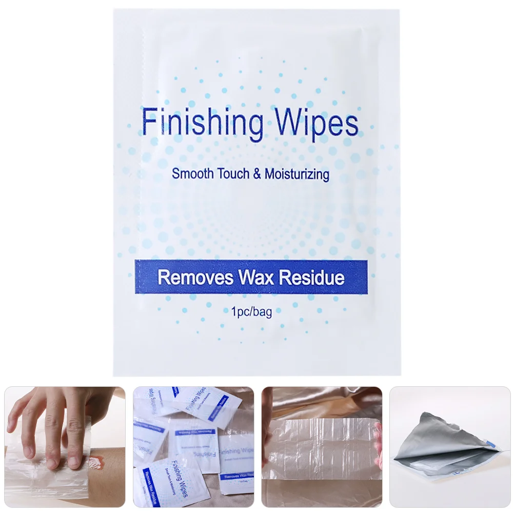 20 Pcs Hair Removal Wax Cleaning Oil Pack Wipes Cleansing After Waxing Finishing Salon Supplies Depilatory Cream Wet Miss 6