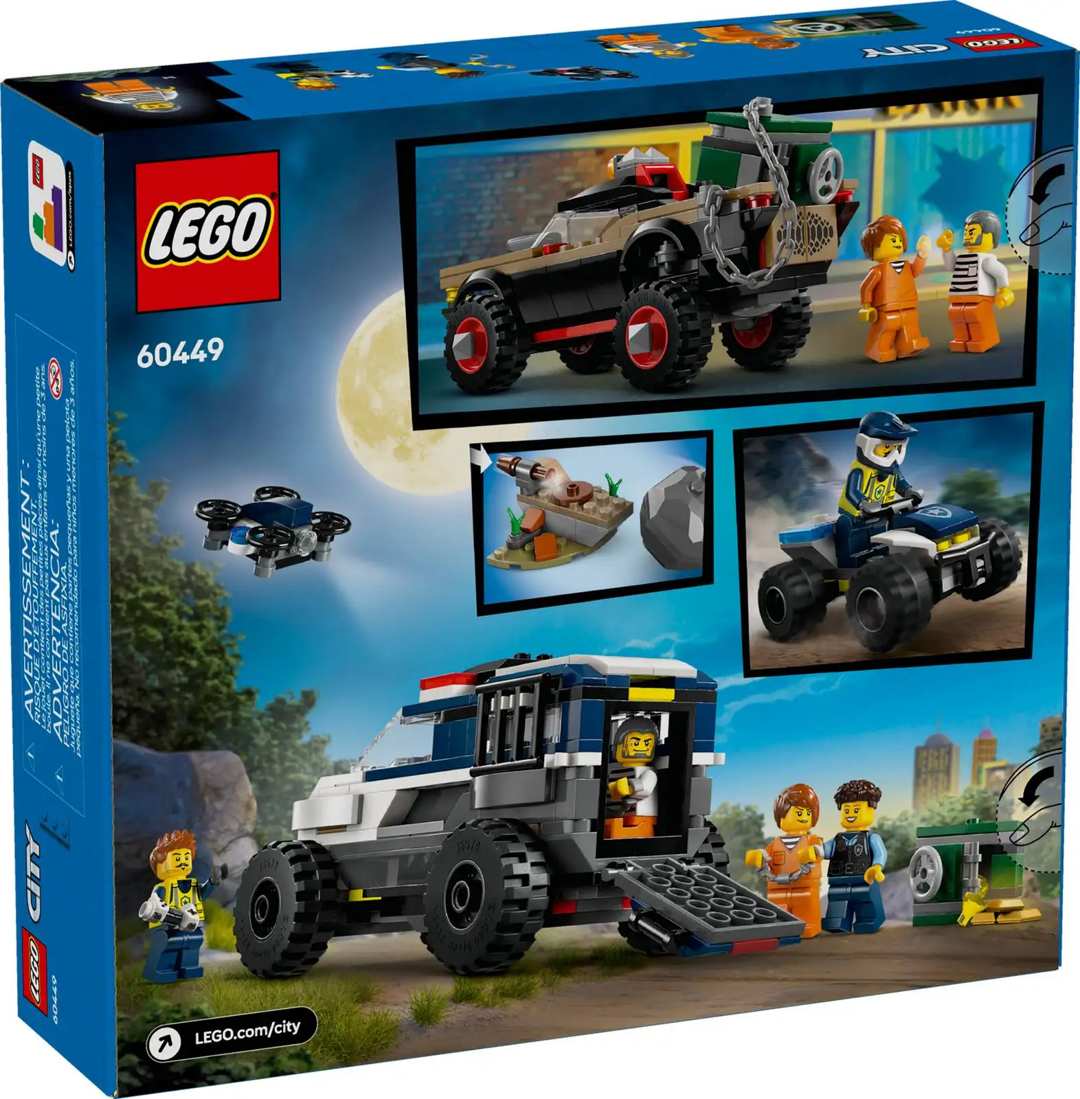 LEGO City Off-Road Police Chase 60449 Vehicle Set 2 Police