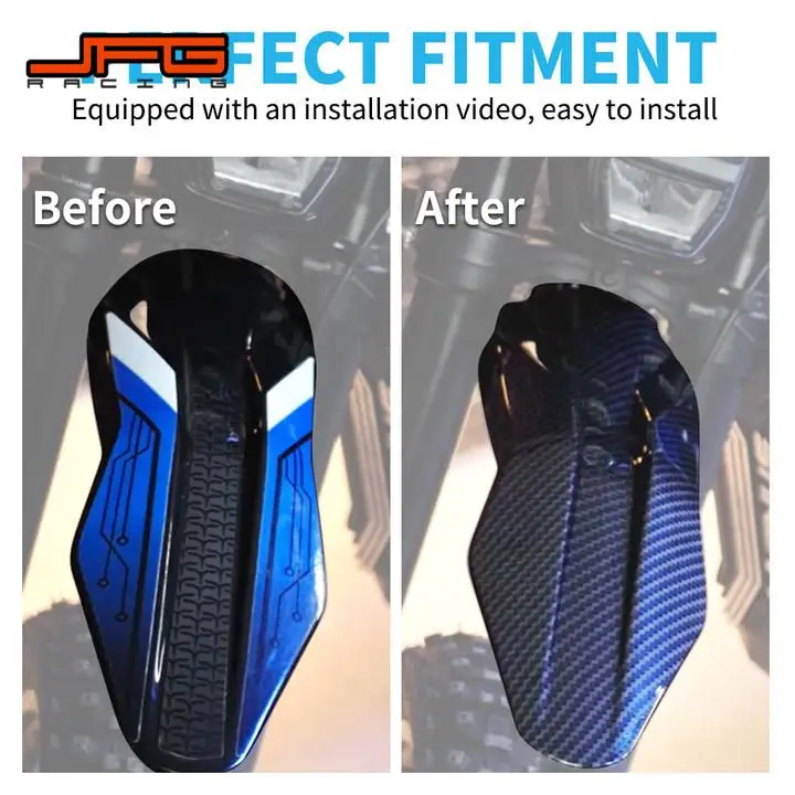 Parafango Anteriore Per Moto Elettrica Talaria Sting MX3/MX4 - Plastica Resistente, Nero, Aerodinamico, Protezione Da Fango E Sabbia