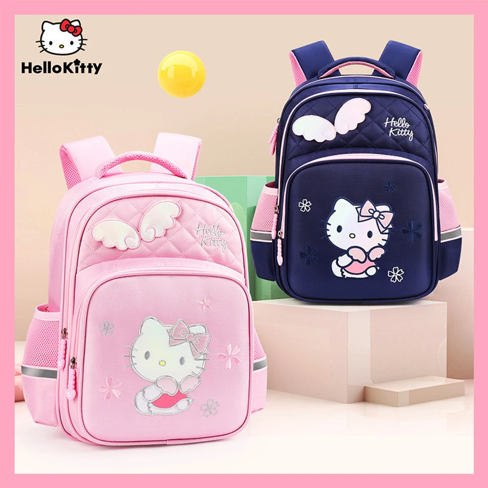 

Sanrioed сумка Hello Kitty аниме портфель для начальной школы для детей девочек легкий рюкзак для защиты позвоночника облегчения нагрузки