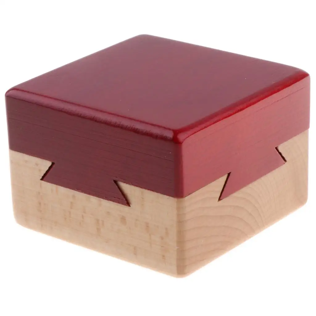 

Box High Quality Wood Puzzle Game Lock IQ Educational Toys Kids