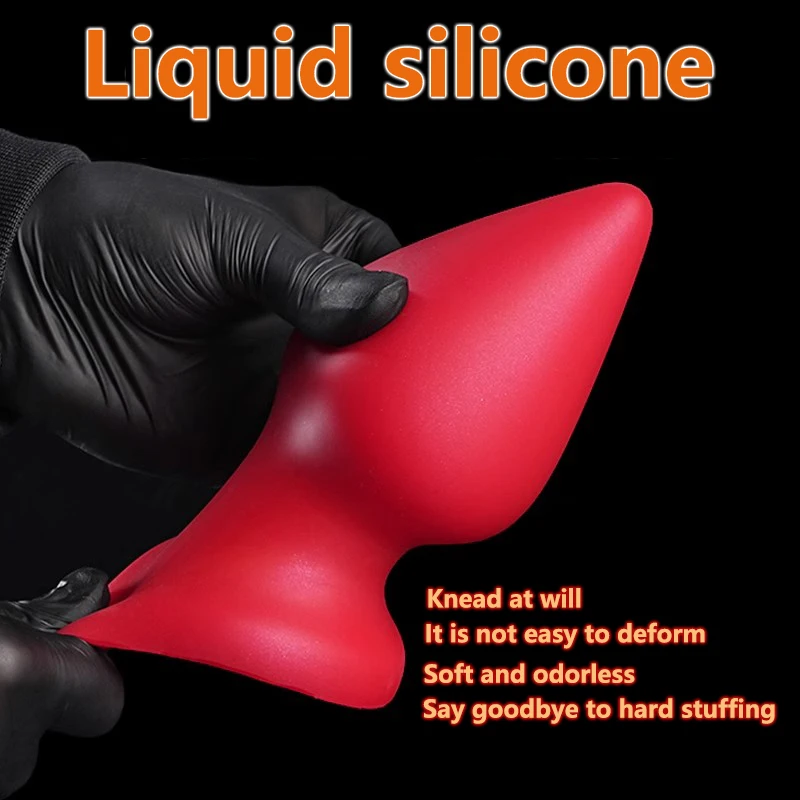 Huge Butt Plug Silicone Anal Plug Suction Cup Oversize Male Prostate Stimulation Female Vaginal Massage Dilator Adult Sex Toys 4
