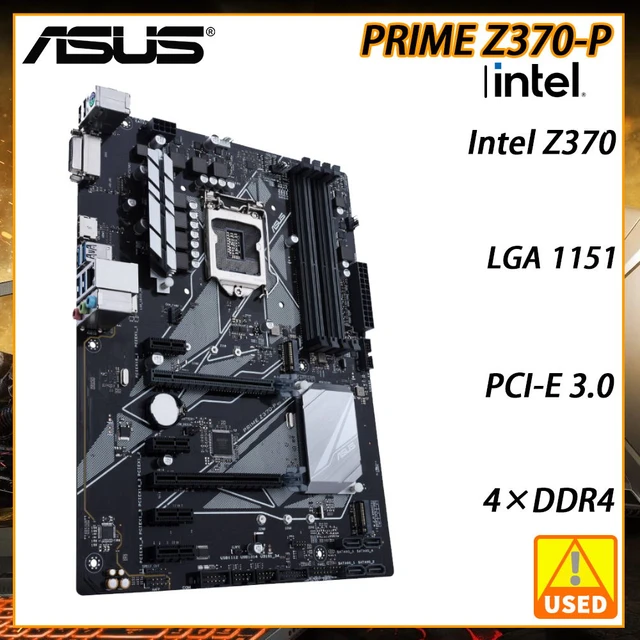 Lga 1151 Motherboard Asus Prime Z370-p Ddr4 64gb Intel Z370 3.0 Sata Hdmi Atx Support 8th Gen Core I7 I5 I - Motherboards - AliExpress