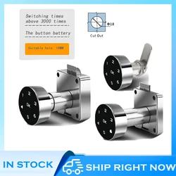 Smart Password Lock Touch Screen Digital Security Lock Wood Cabinet Keypad Drawer Office Digital Electronic Lock
