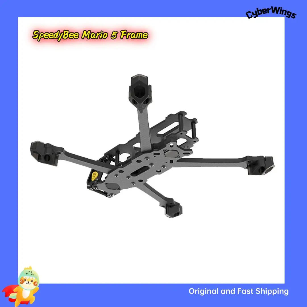 SpeedyBee Mario 5 Frame DC / XH ADV/PRO with New Design Carbon Fiber Arms with LED Strip Channels thumbnail 4