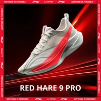 Li-Ning Chaussures de course pour hommes RED HARE 9 PRO BOOM Amorti Rebond Respirant Réfléchissant LiNing Chaussures de sport stables ARPW001 1