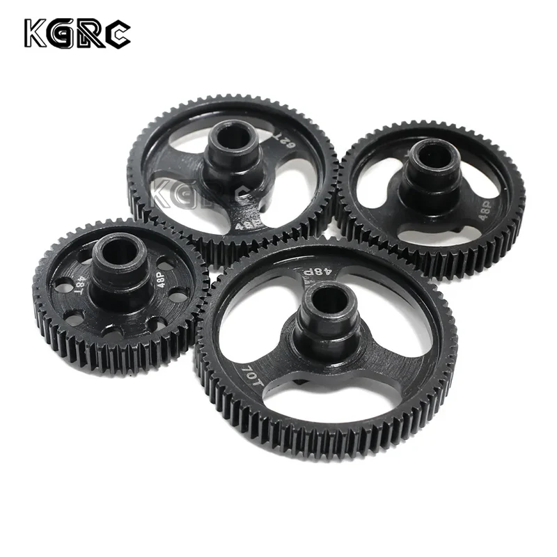 Стальная зубчатая передача 48P 48T 55T 62T 70T для Traxxas 1/10 4-Tec 2,0 3,0 Запчасти для радиоуправляемых автомобилей