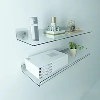 Acrylic Storage Rack Wall Panel No Need To Drill Holes, Bathroom, Bathroom, Kitchen Storage Rack, Organic Glass Strong Sticker 2