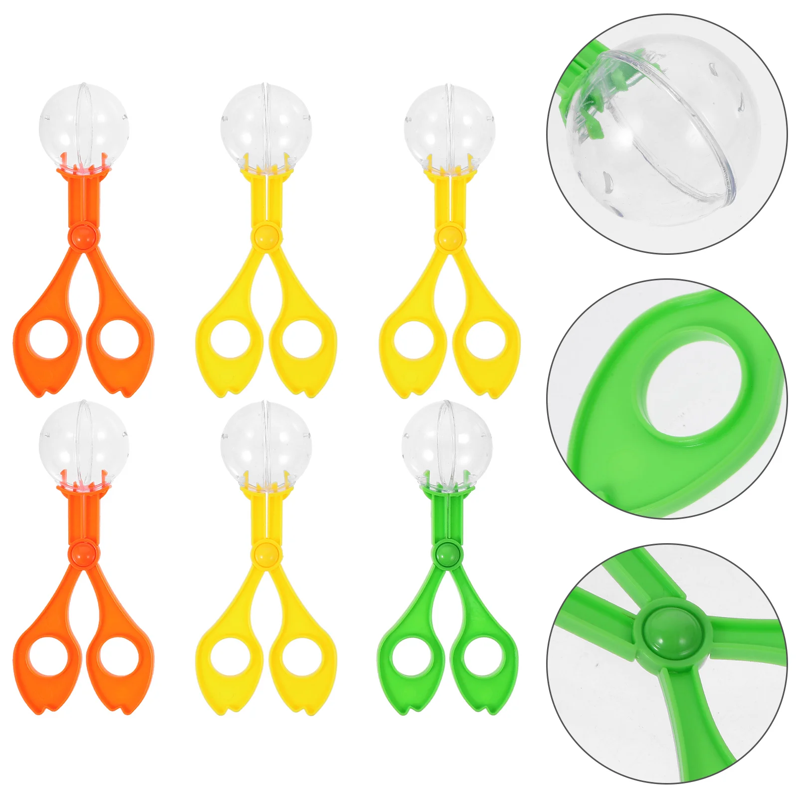 6pcs Handy Toddler Car Toddler Toys For Toddlers Catcher Tongs Insects Catch Clamp Scissors Outdoor Toddler Car Toddler Outside 2