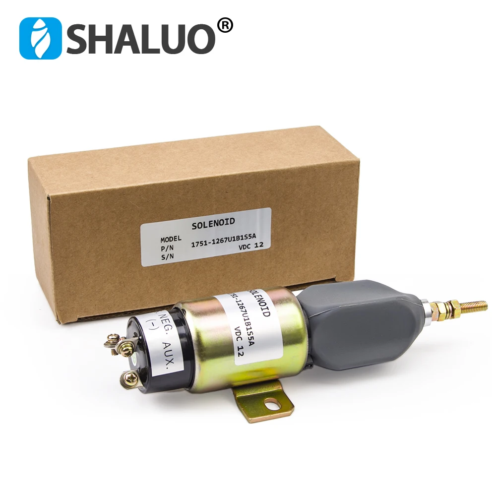 Diesel Engine Fuel Flame Out Shut off Stop Solenoid Value Fit 