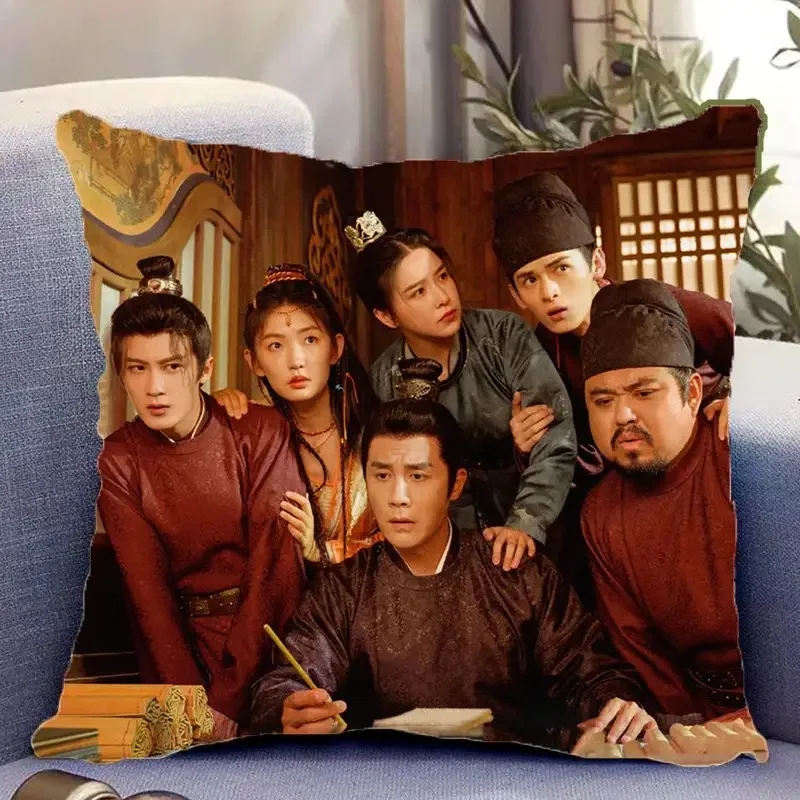 Tan Jainci Zhou Yiran HD 포스터 양면 인쇄 베갯잇 TV Go East Yuan Mo 드라마 스틸 홈 자동차 장식 쿠션 커버